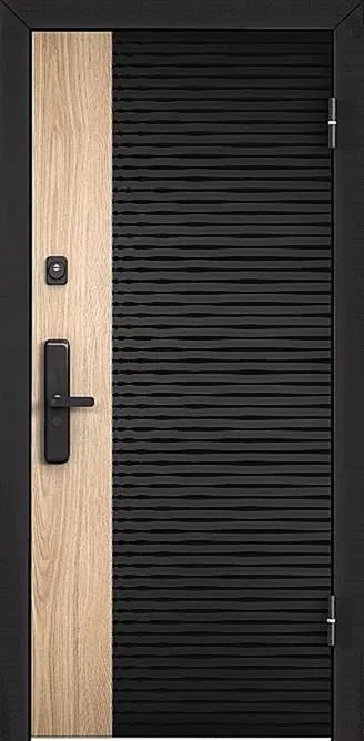 Входная дверь Czar-7 (МДФ Винорит / Массив дерева) - внешняя сторона