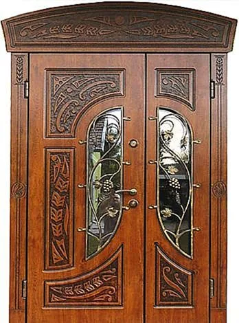 Входная дверь Massive-4 (Массив дерева) - внешняя сторона