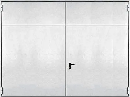 Противопожарные ворота Fenix-5 (Нитроэмаль) - внешняя сторона